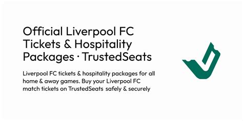 liverpool fc tickets hospitality